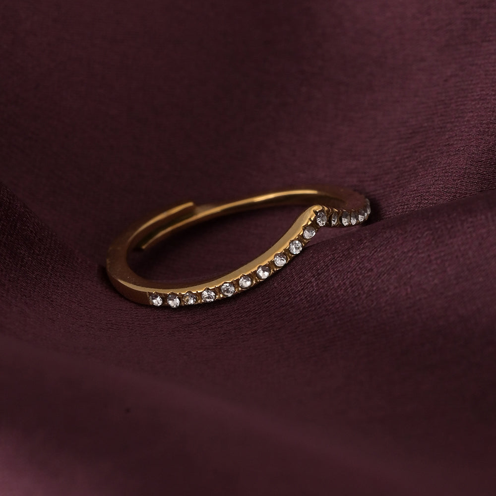 Vella Diamond Stud Ring