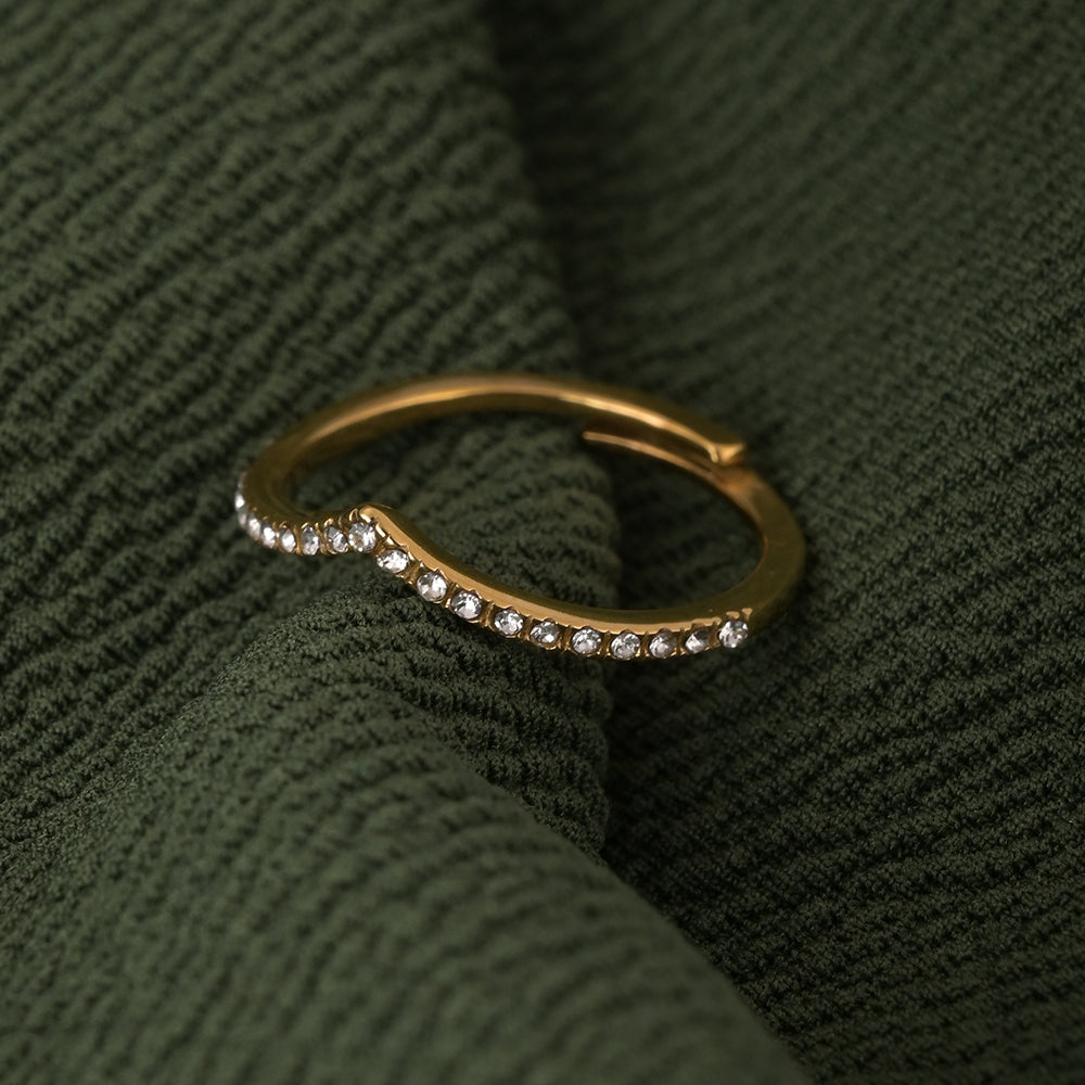 Vella Diamond Stud Ring