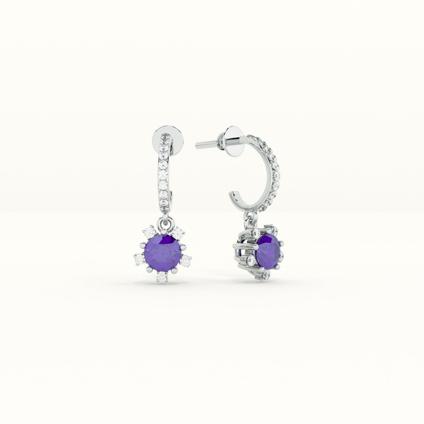 Twinkling Star 925 Sterling Silver Earrings
