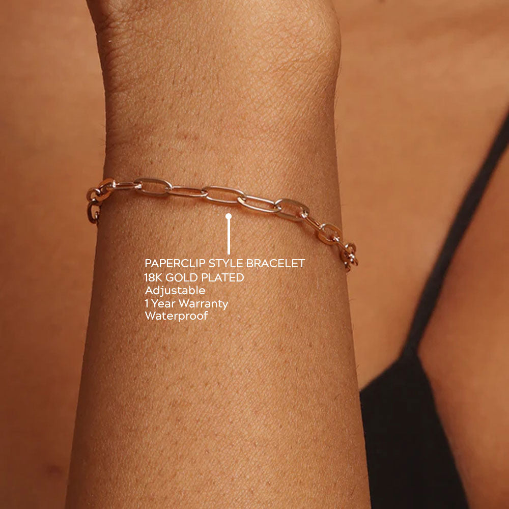 Paperclip Style Bracelet