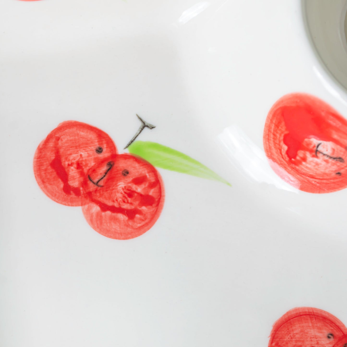 Jamming With Cranberry Sectioned Plate Red