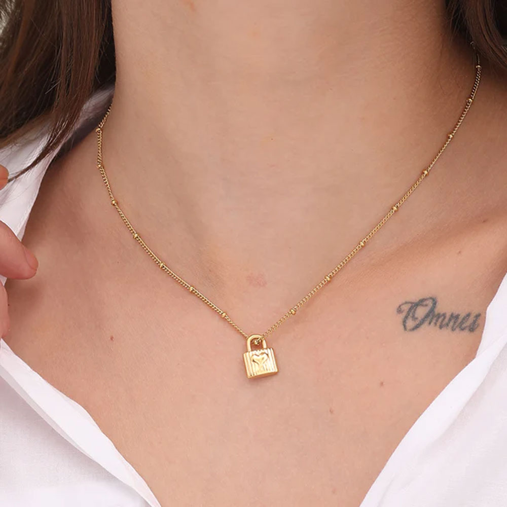 Heart Lock Necklace