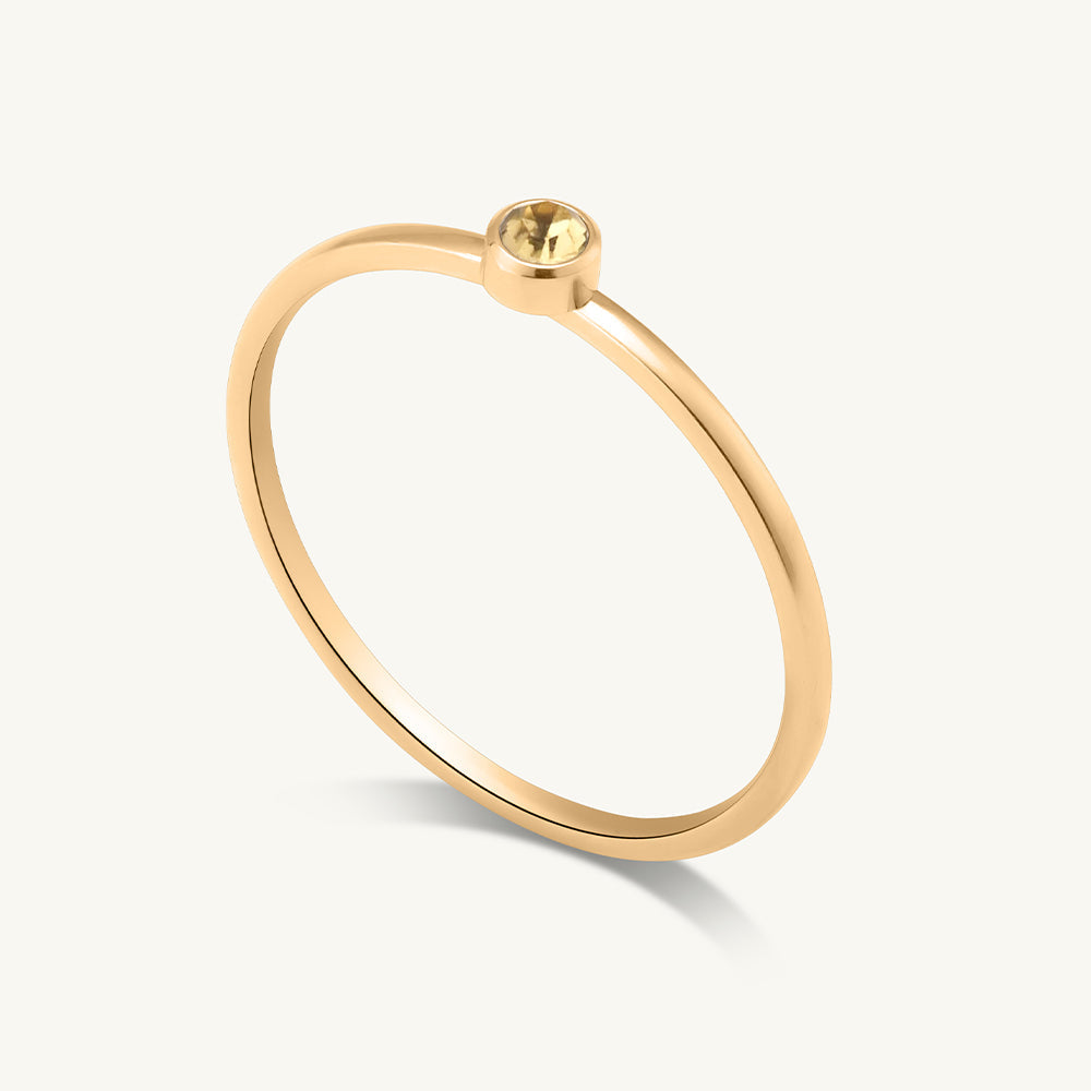 Cute Birthstone Ring