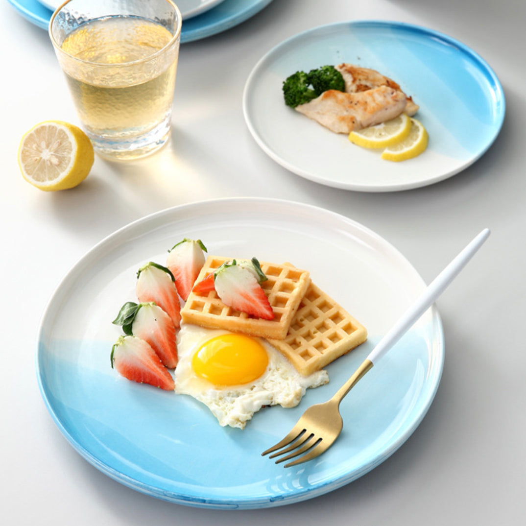 Ombre Dinner Plate Blue 10 Inch