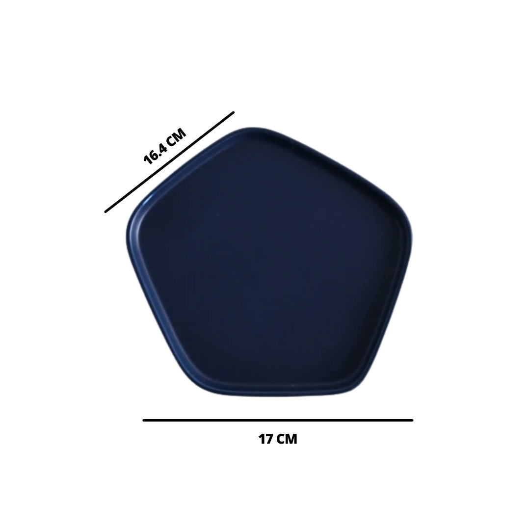 Pentagon Snack Plate