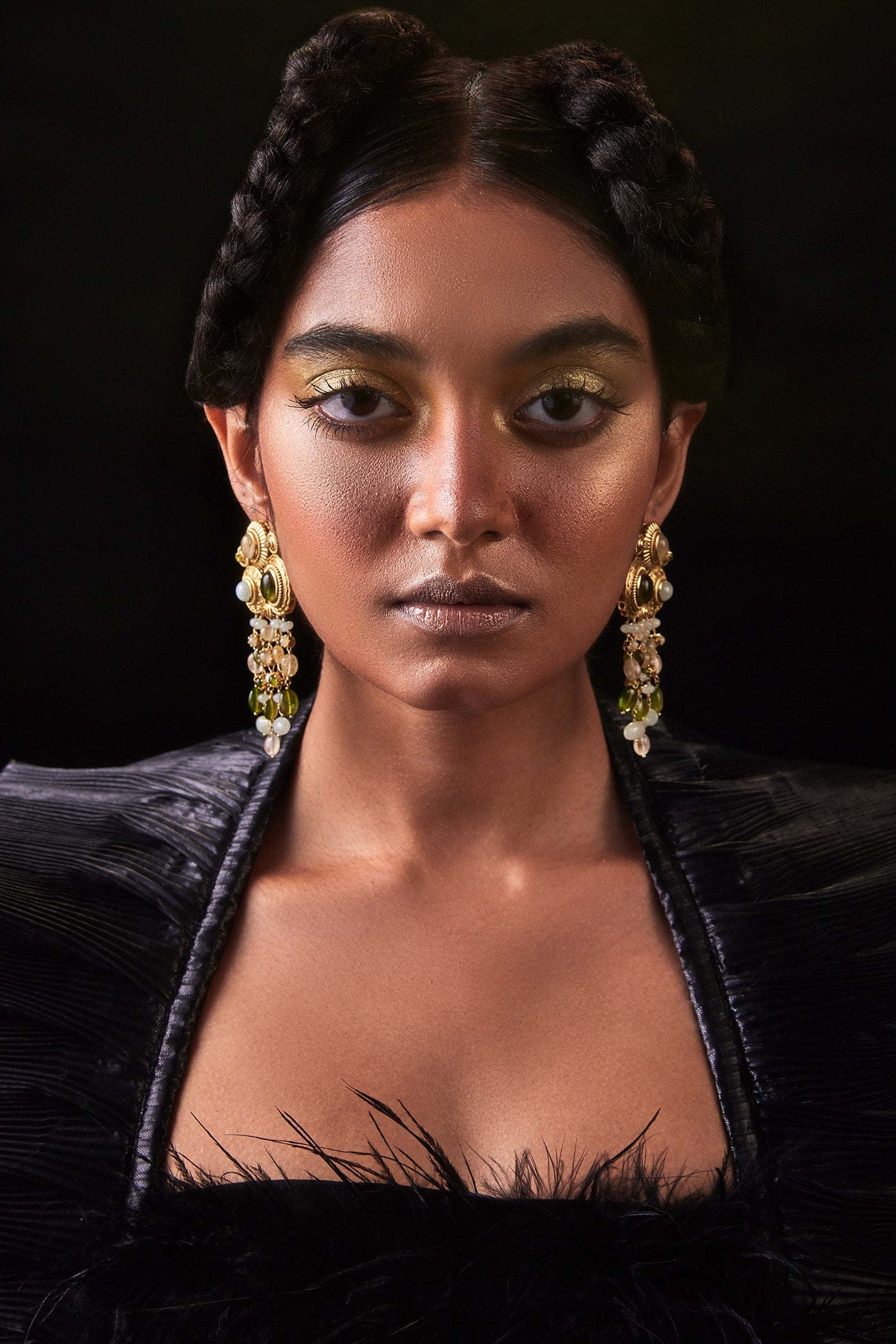 Azra Multi Strand Earrings