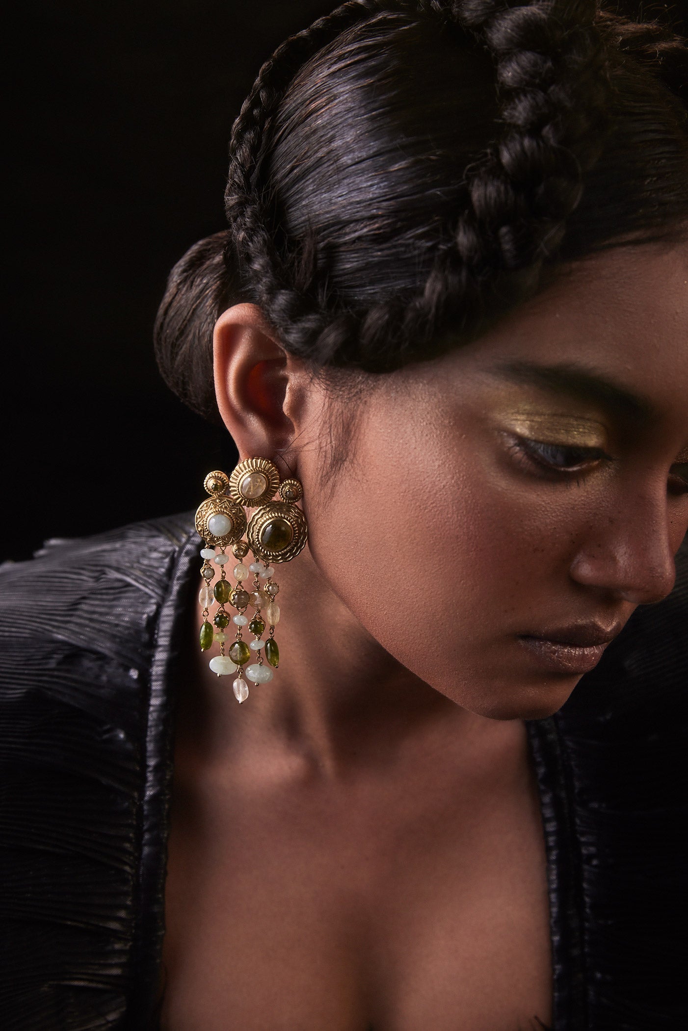 Azra Multi Strand Earrings
