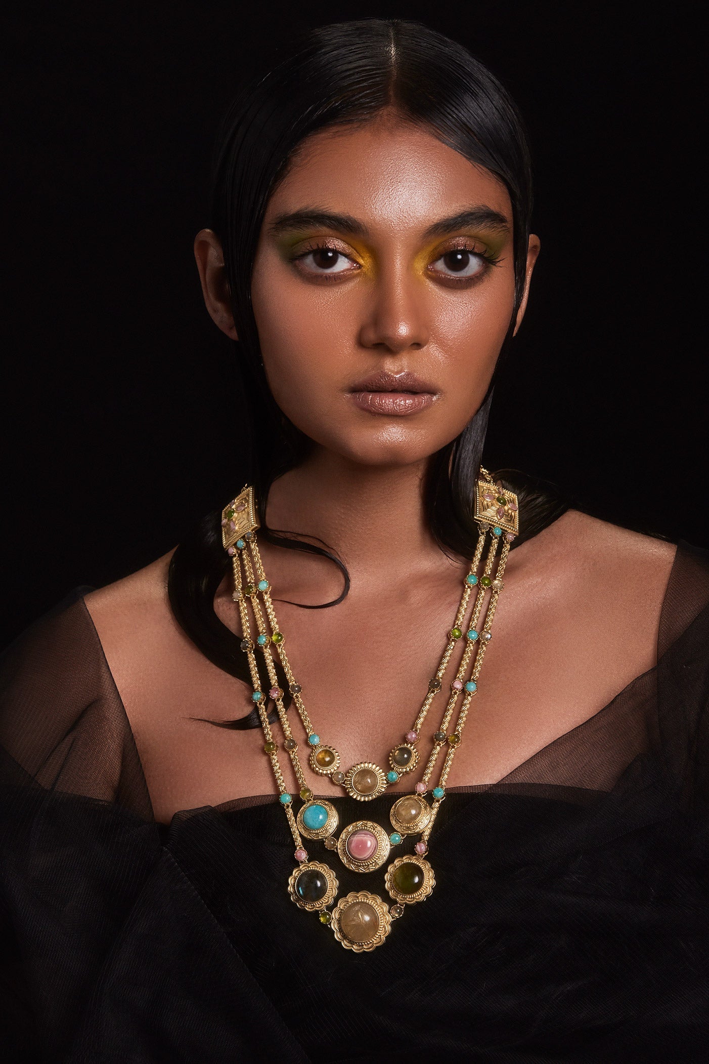 Azra Multi Strand Necklace