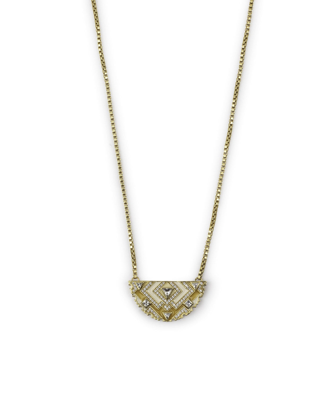 Amelia Crescent Necklace