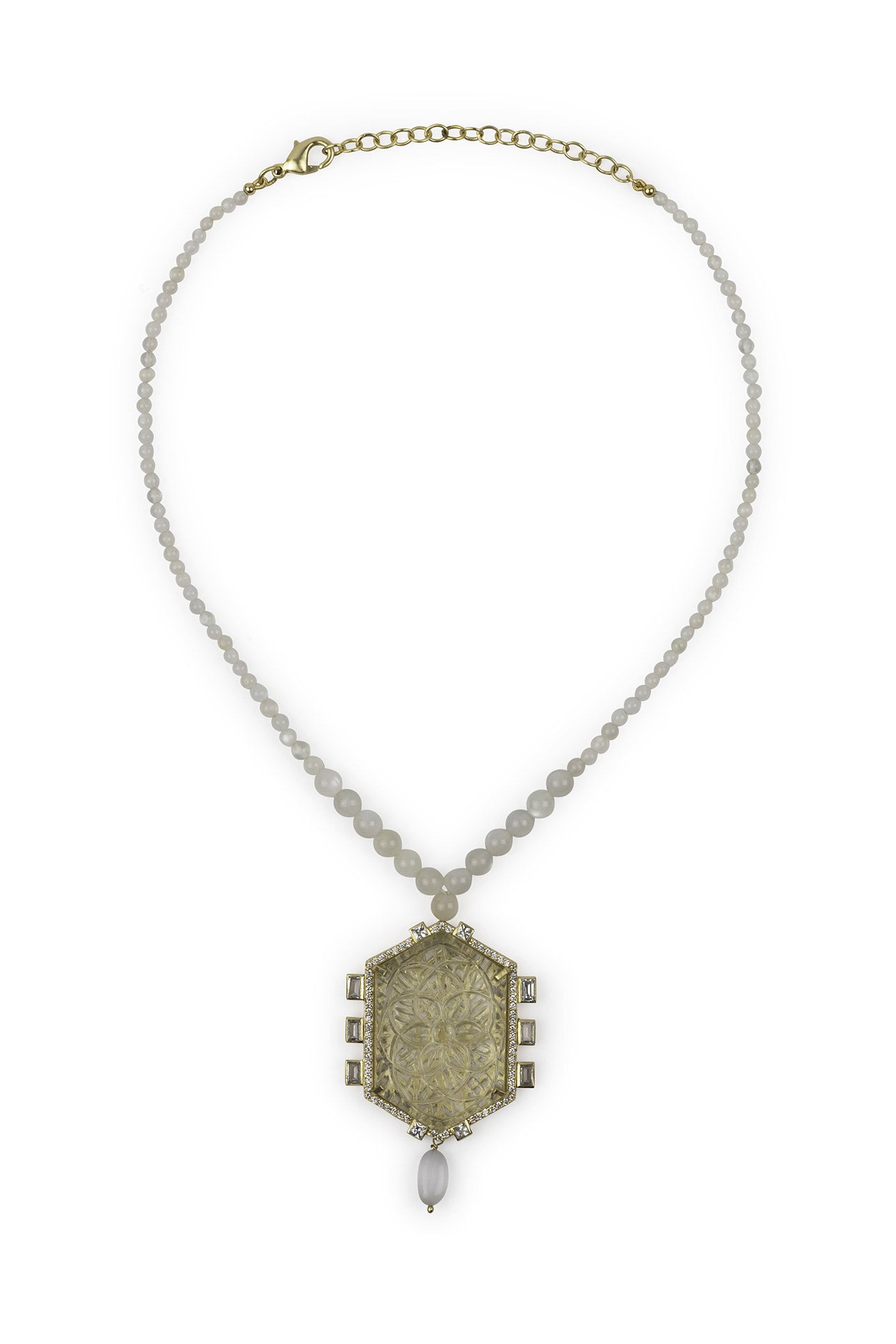 Amelia Hexagon Necklace