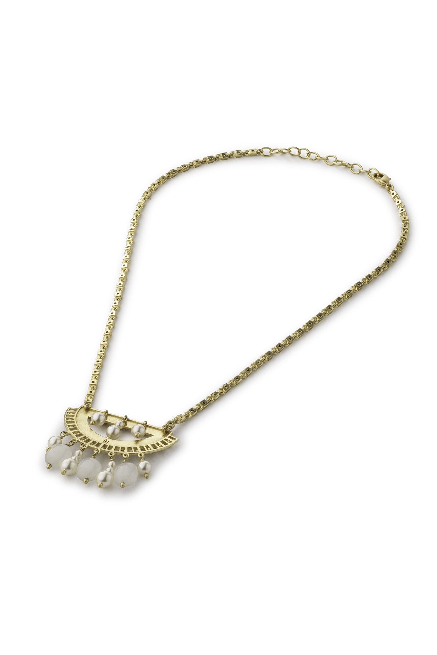 Amelia Crescent Drops Necklace