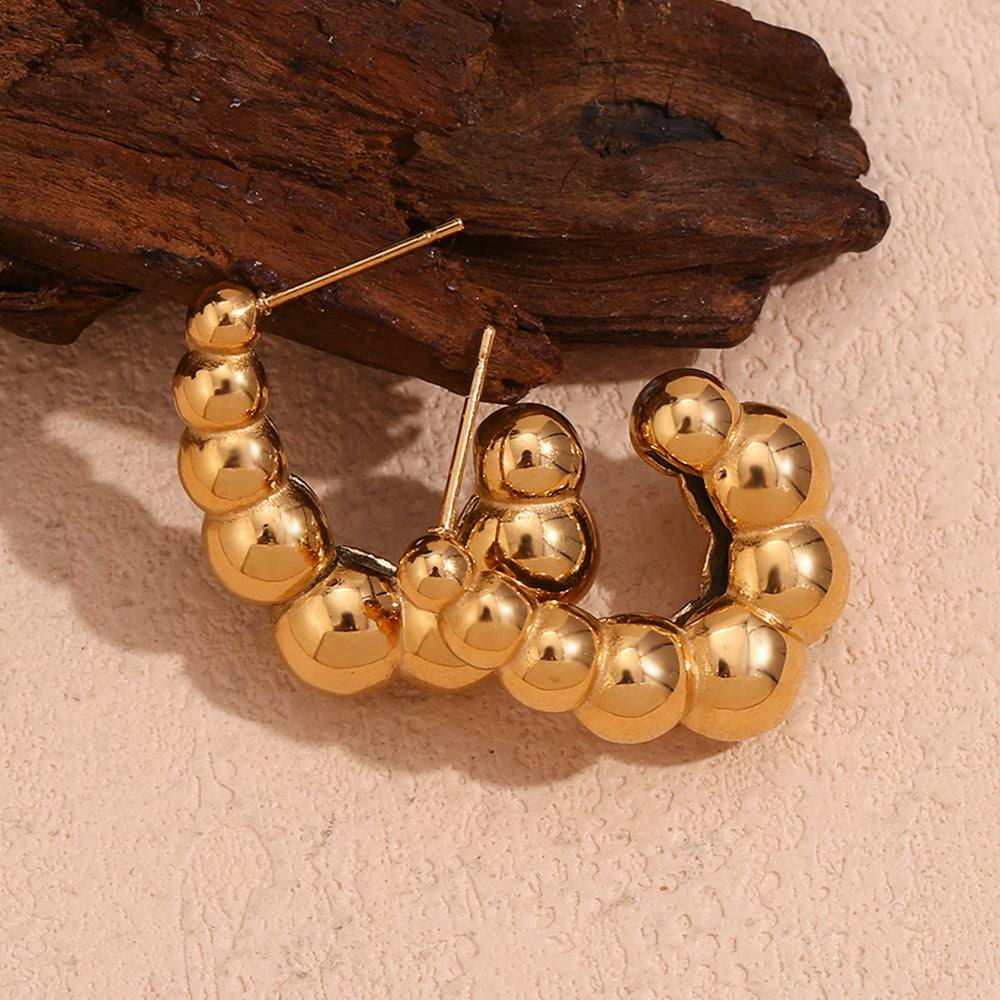 Golden Seashell Earrings