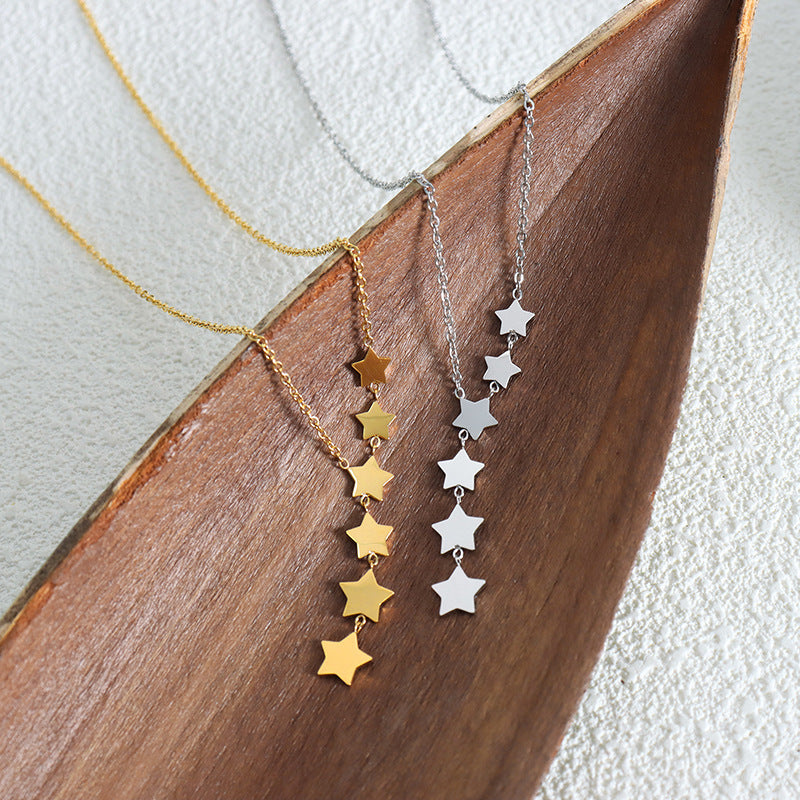 Gilded Starry Necklace