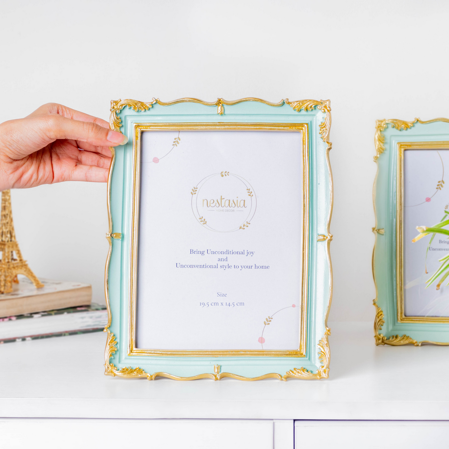 Royal Pastel Green Large Photo Frame