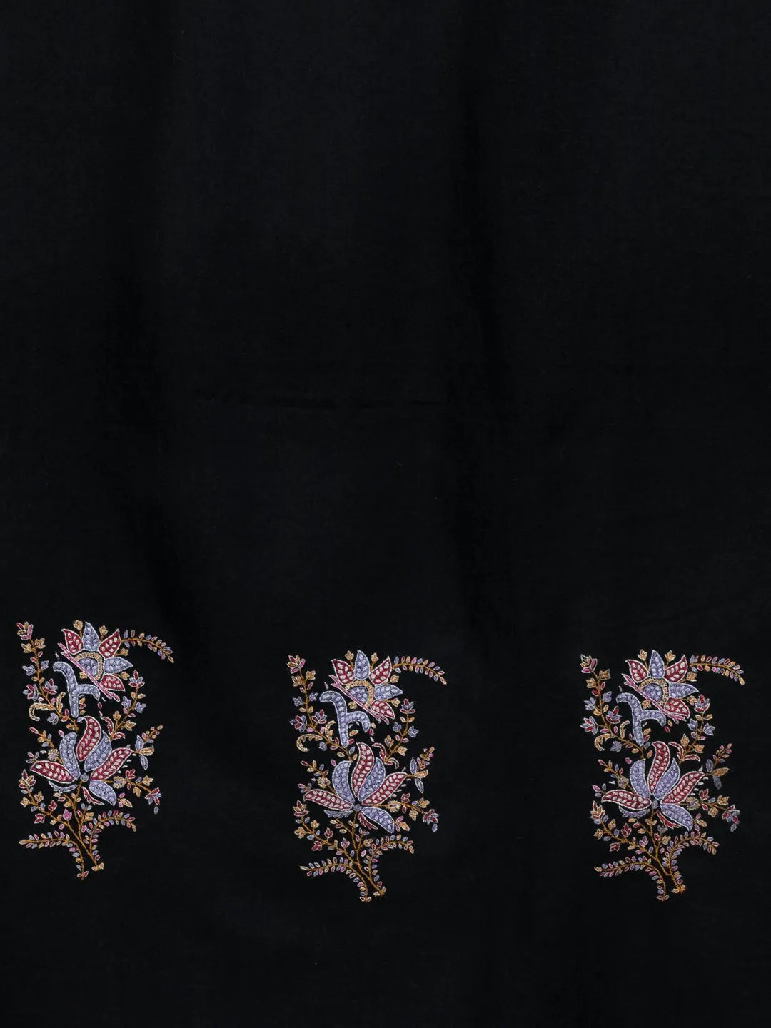 Elegant Handloom Pashmina Shawl in Black