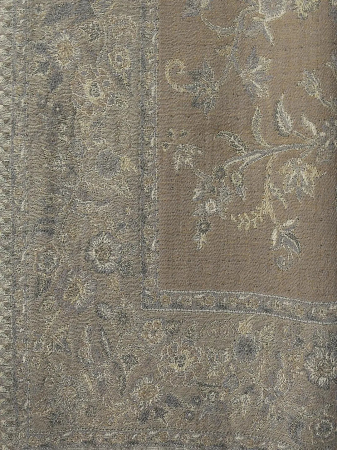 Artisanal Throws Decorative Weave with Reversible Throw Pattern in Beige