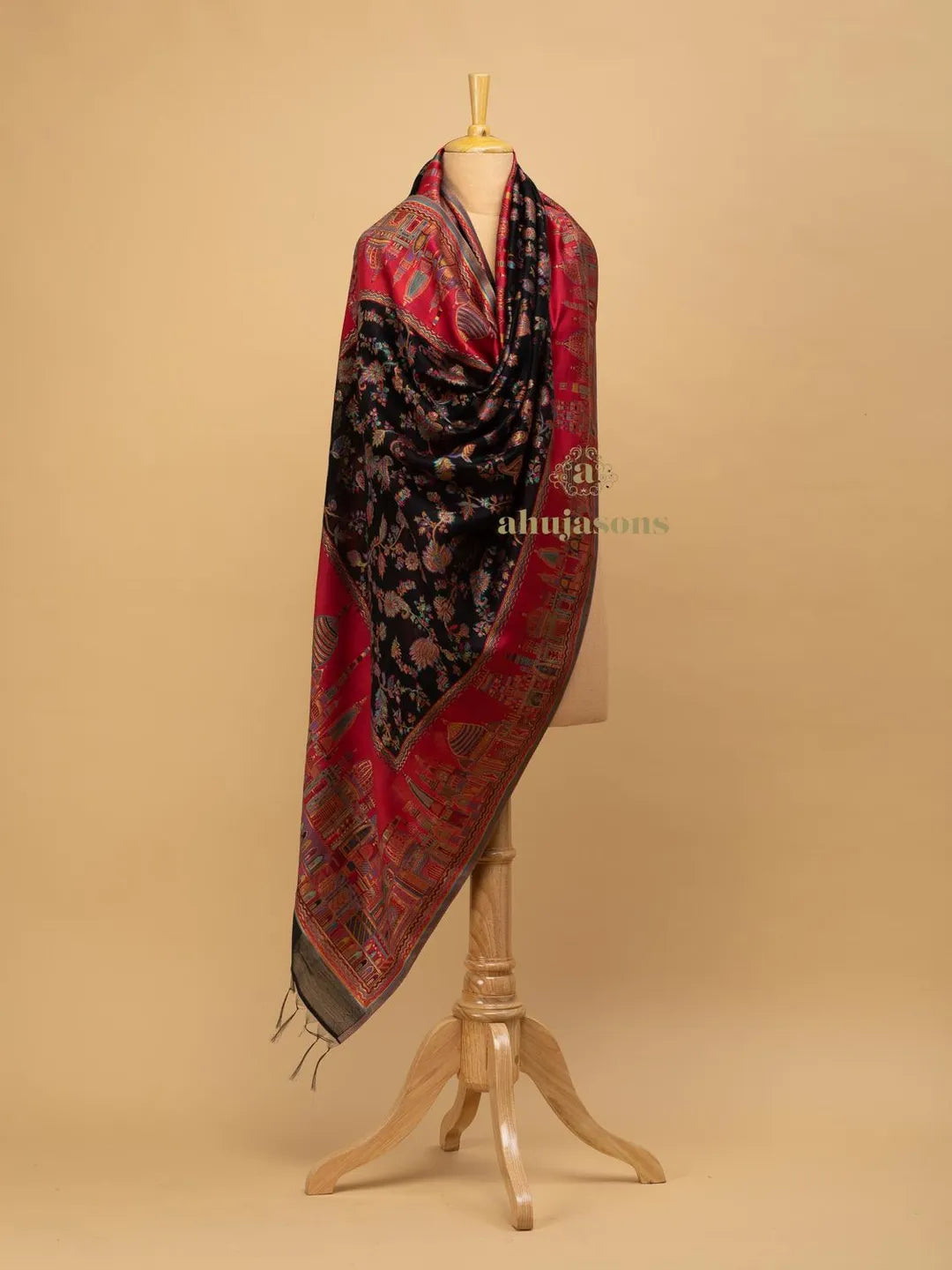 Elegant Silk Dupatta Silken Texture in Multi
