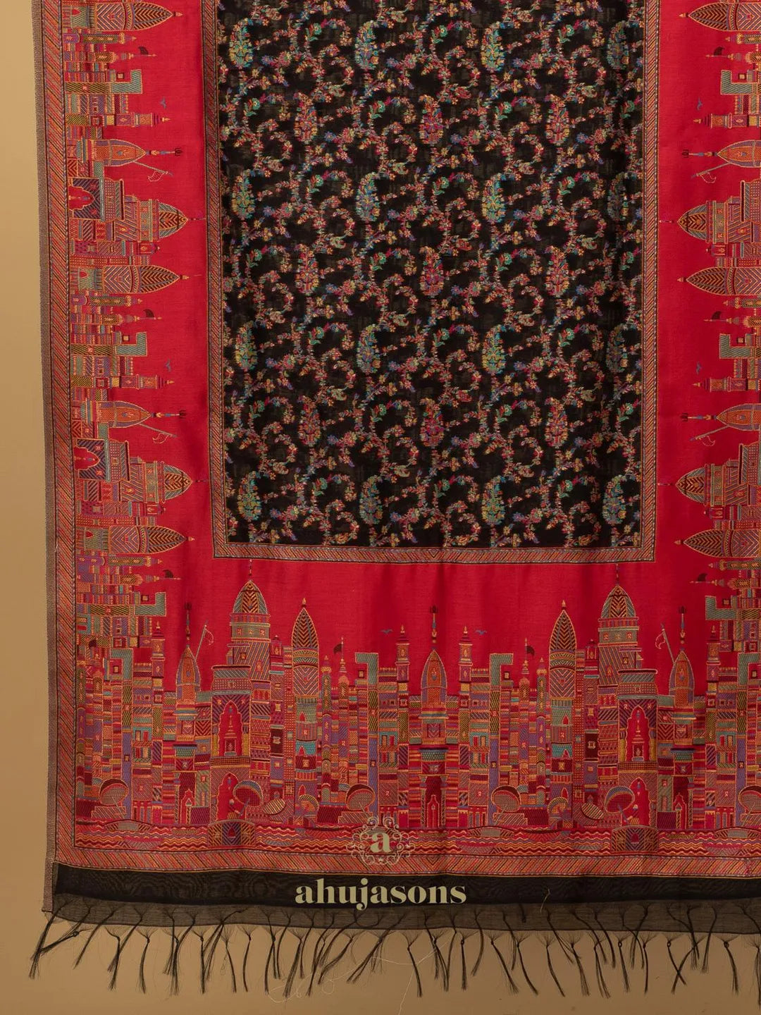 Elegant Silk Dupatta Silken Texture in Multi