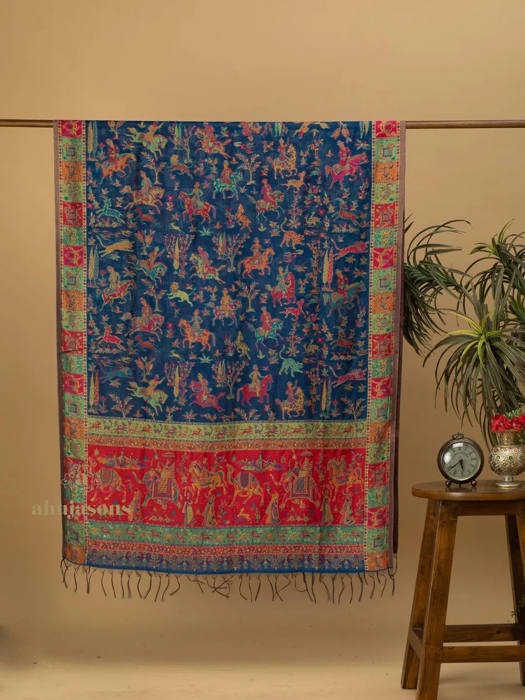 Elegant Silk Dupatta Silken Texture in Multi