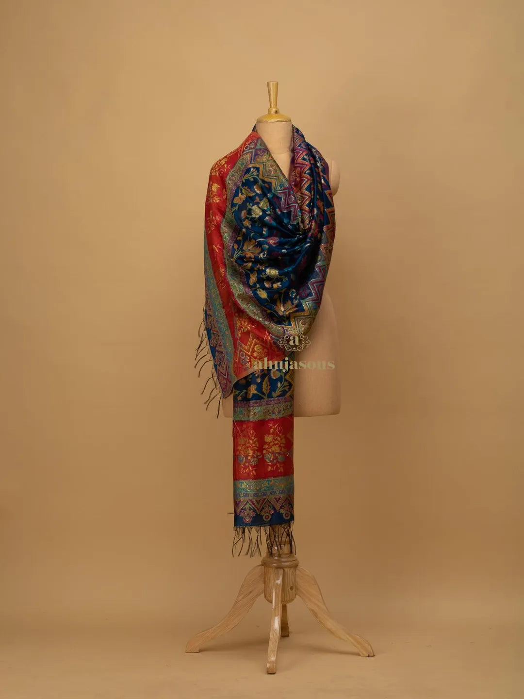 Elegant Silk Dupatta Silken Texture in Multi