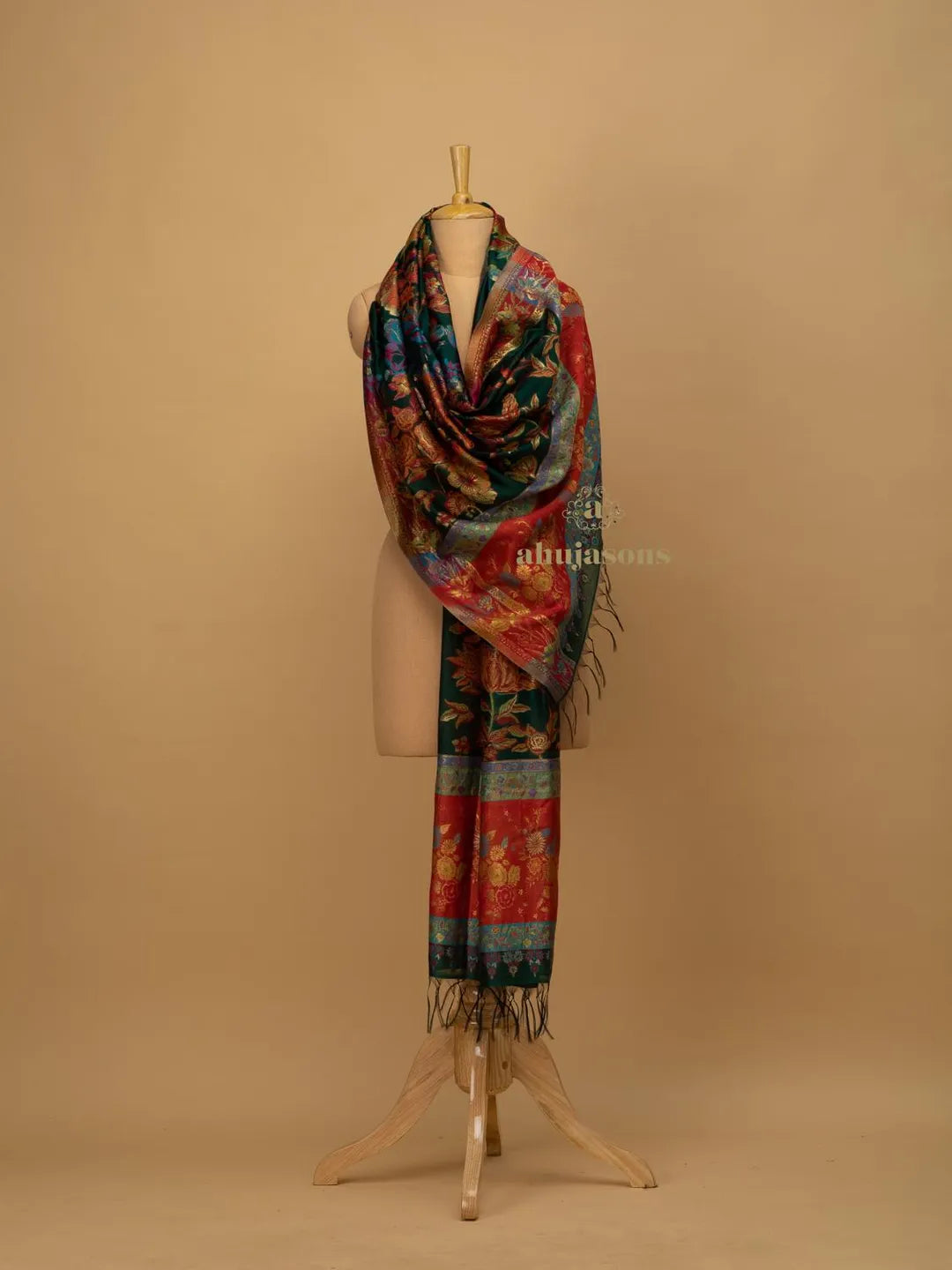 Elegant Silk Dupatta Silken Texture in Multi