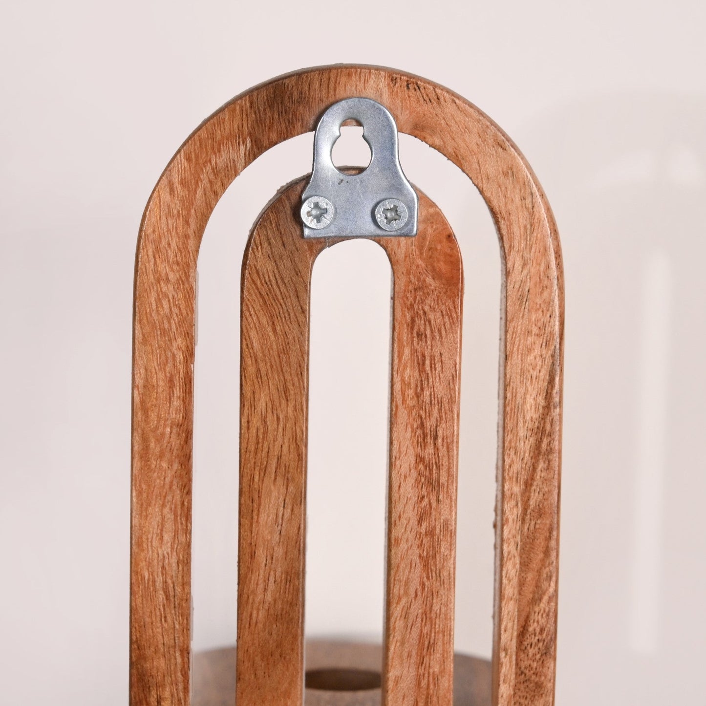 Acacia Wall Hanging Test Tube Planter Duo