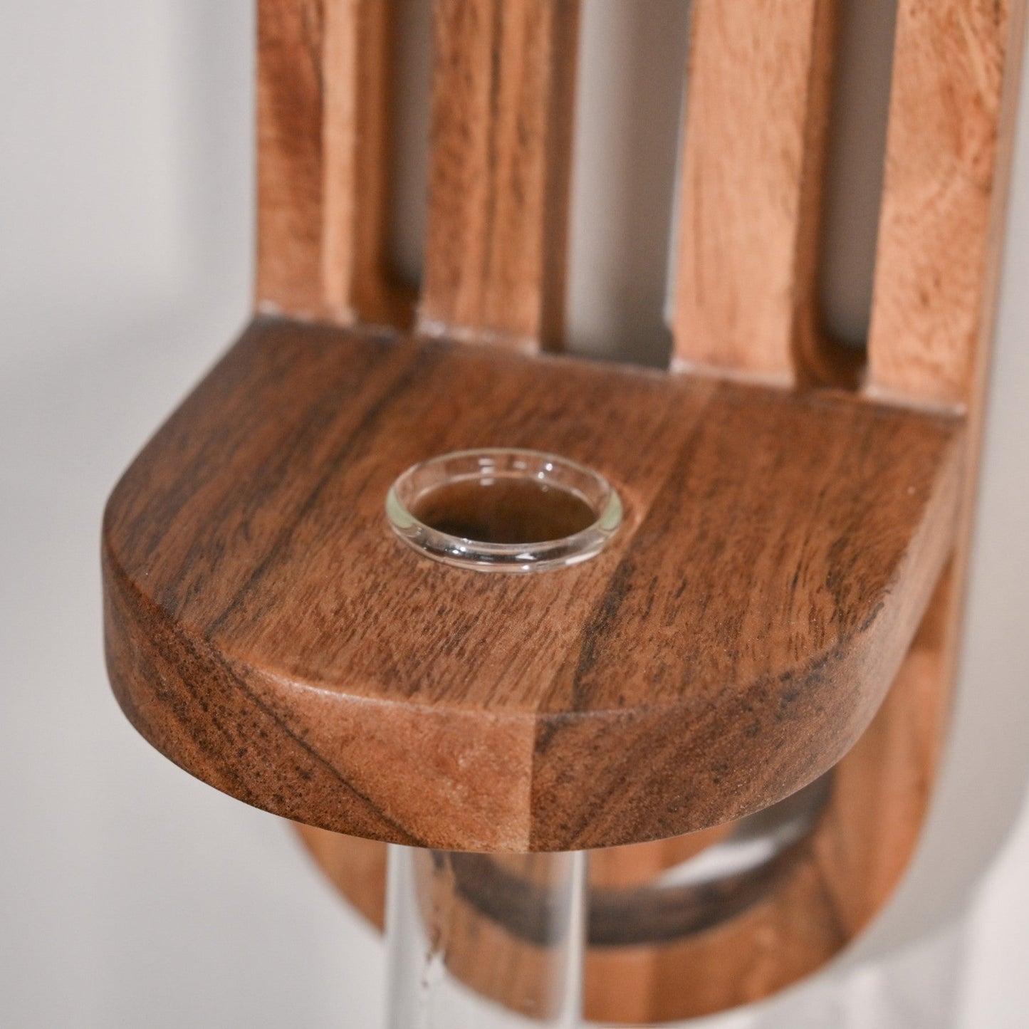 Acacia Wall Hanging Test Tube Planter Duo