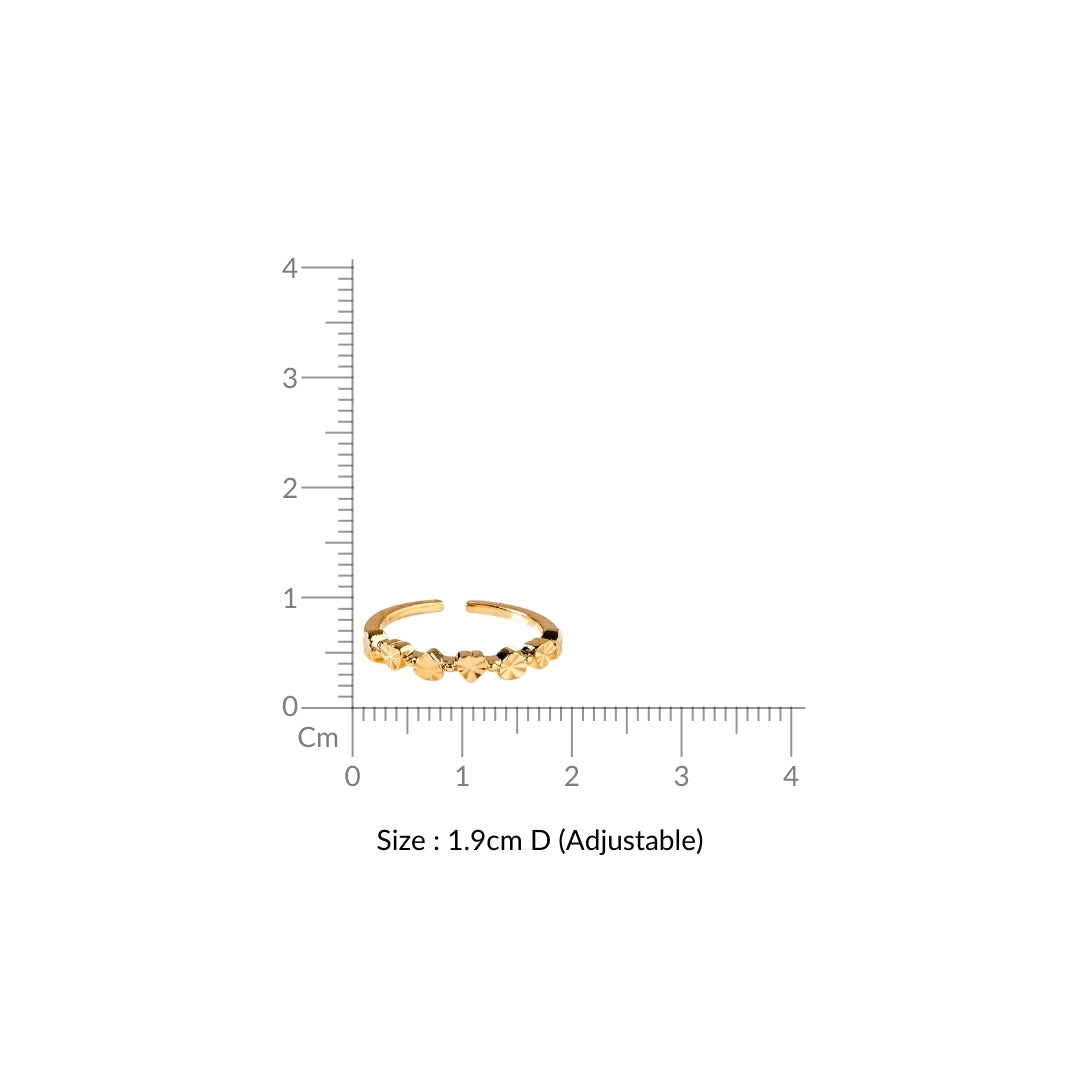 All Hearts Gold Love Band
