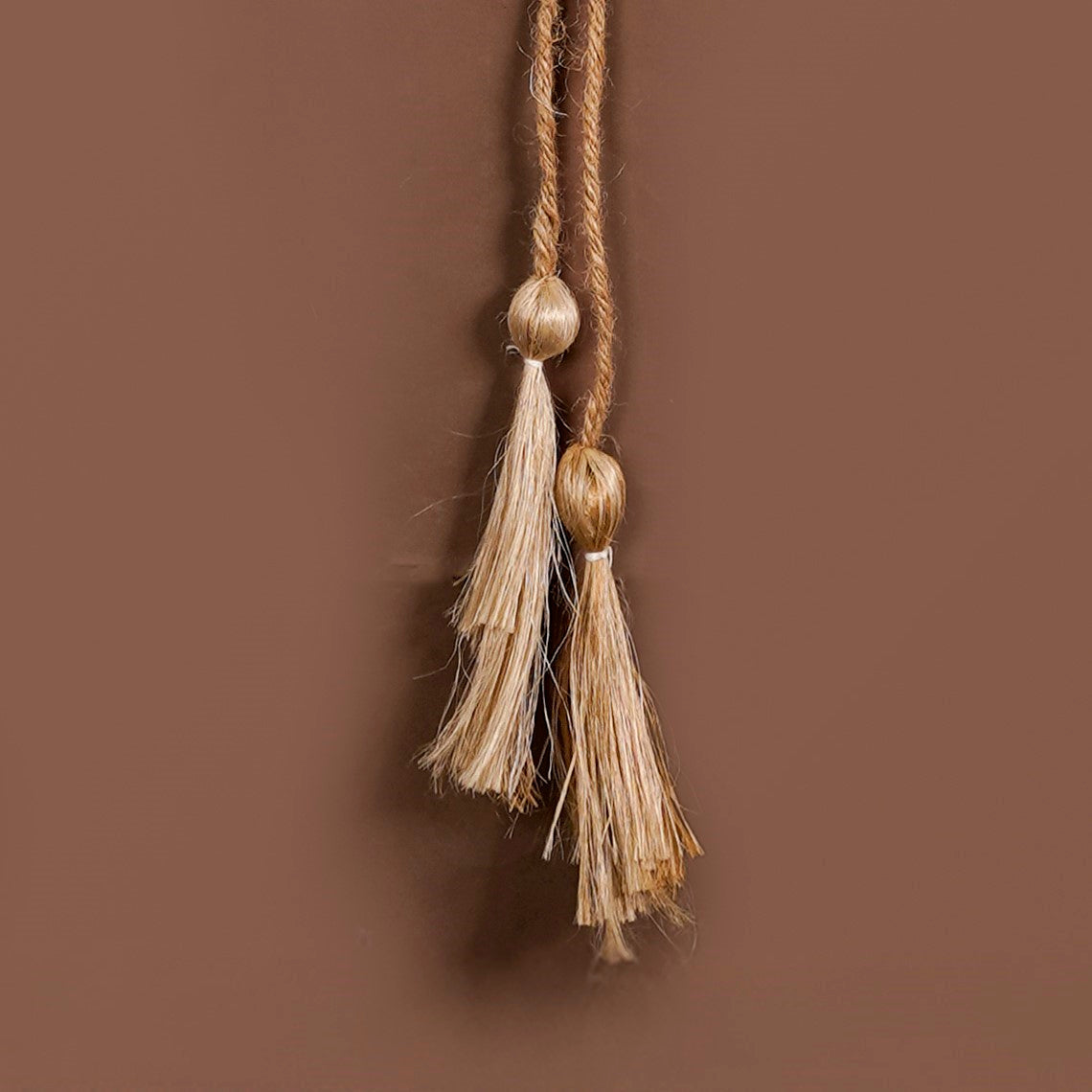 All Natural Wall Hanging With Sola Flowers And Dried Grass Set Of 2