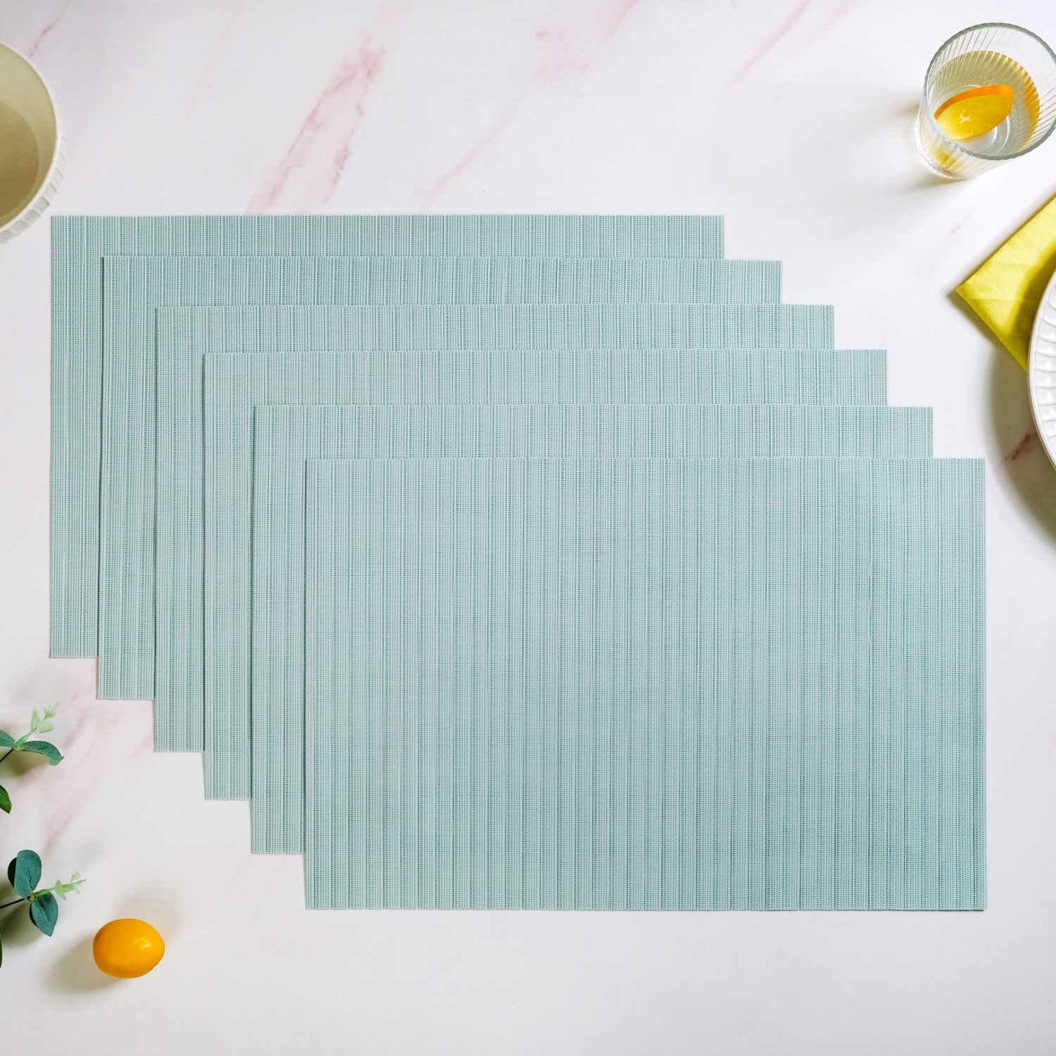 Aqua Table Mat Set Of 6