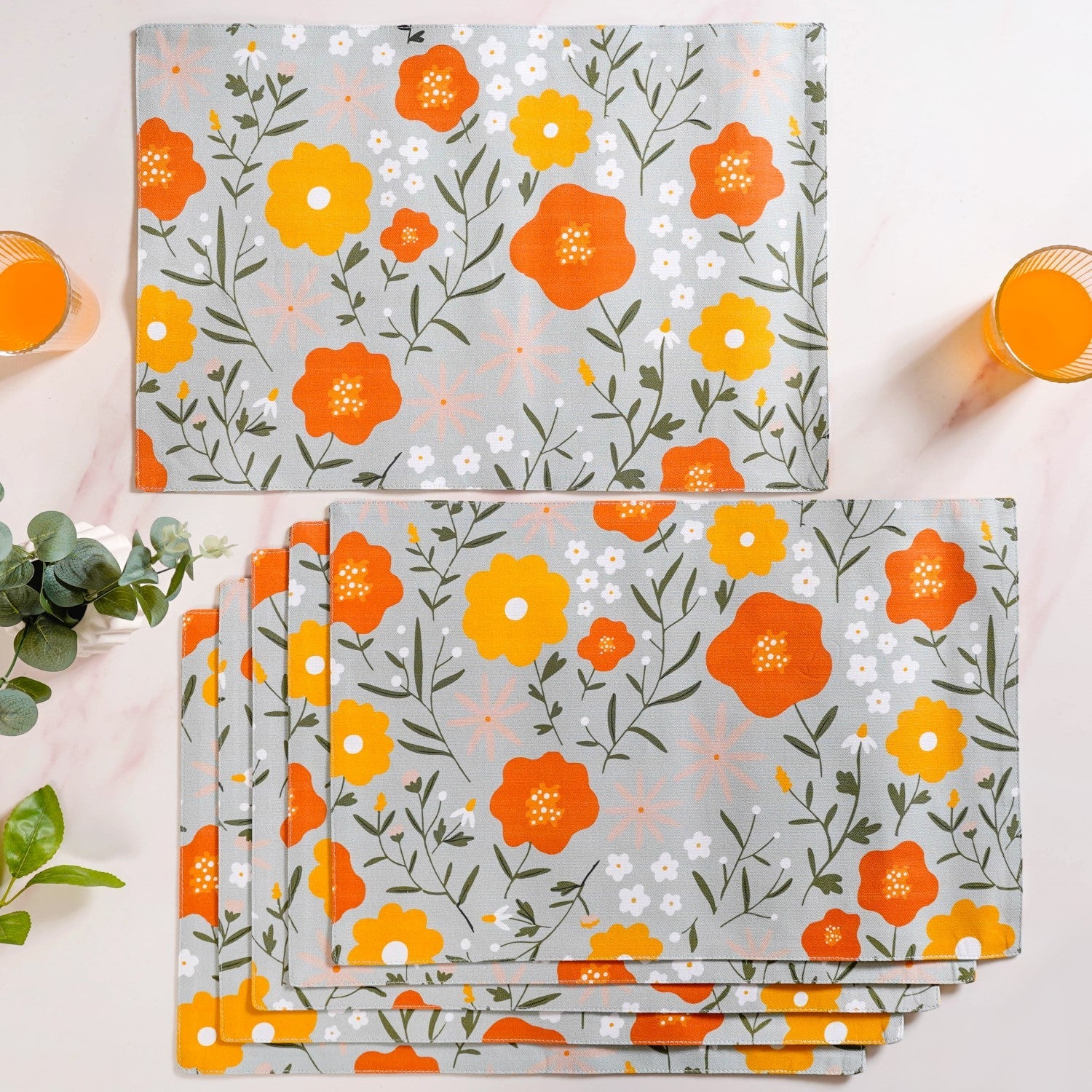 Arancia Premium Place Mat Set Of 6