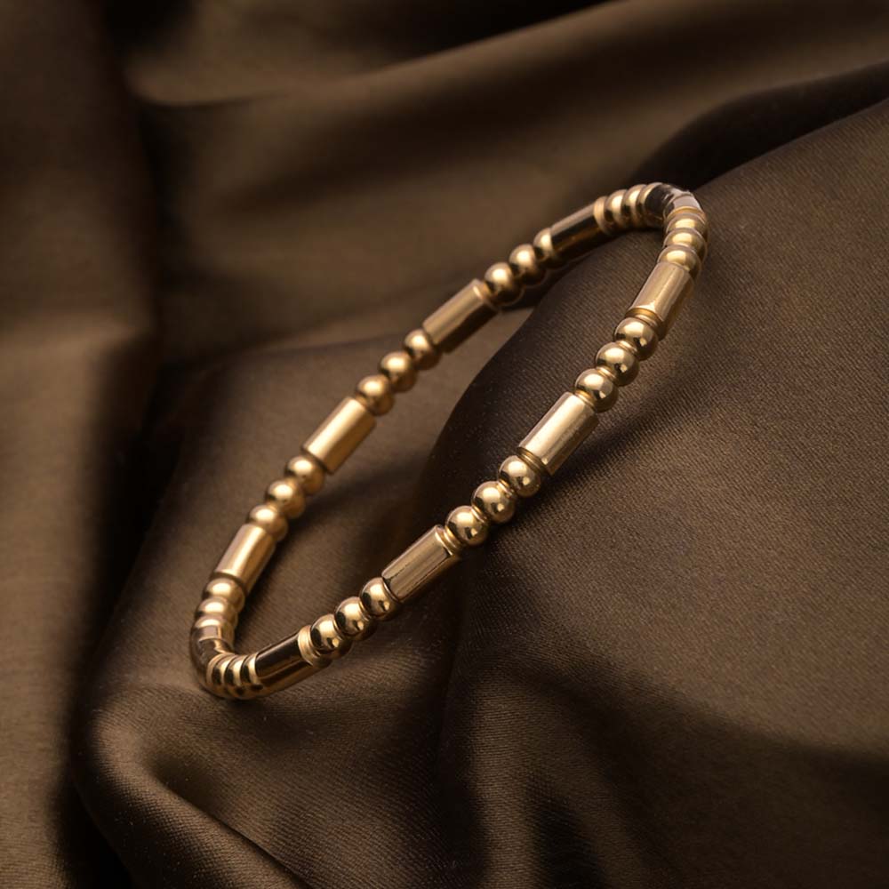 Golden Stream Bangle Bracelet