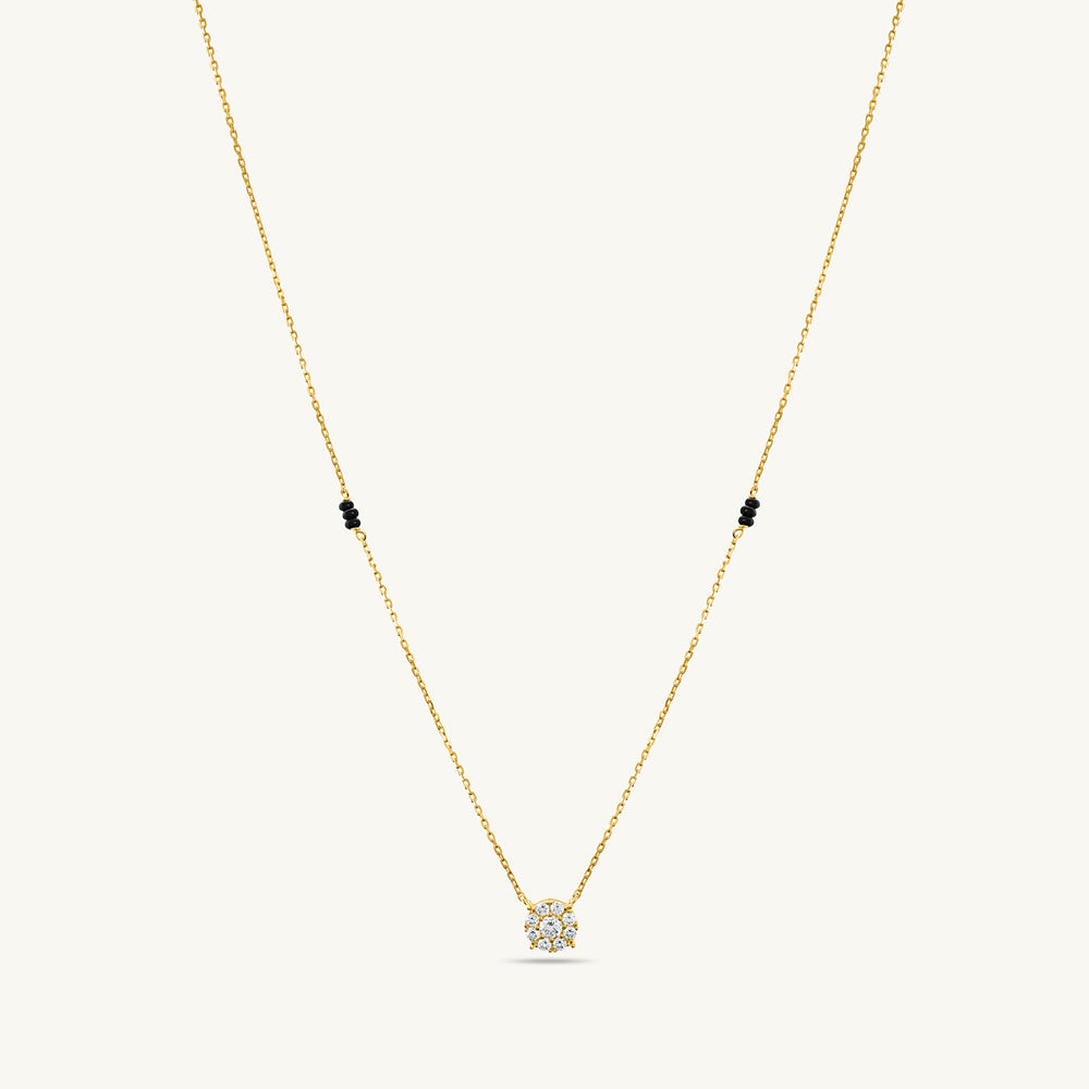 Sarvani Diamond Mangalsutra | BIS Hallmarked | 18k Gold Vermeil