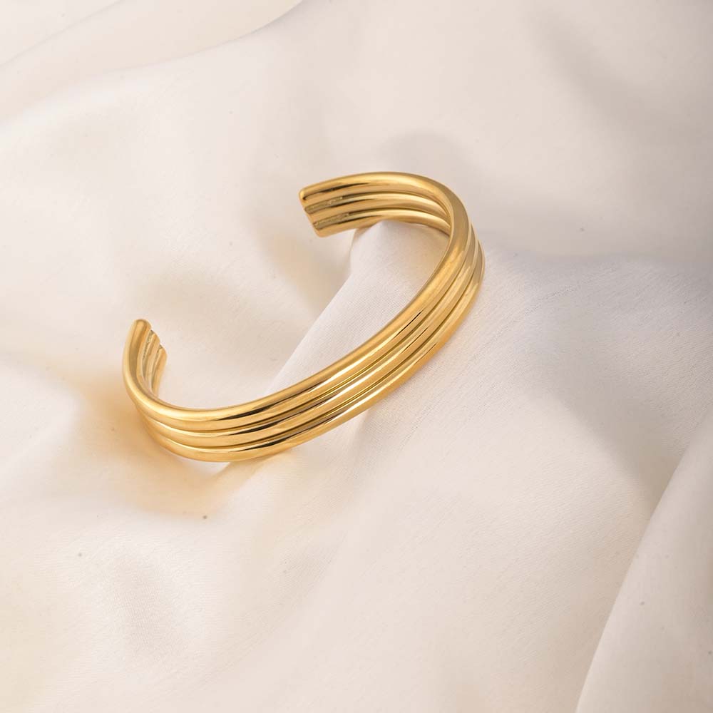 Three Stripes Cuff Bracelet