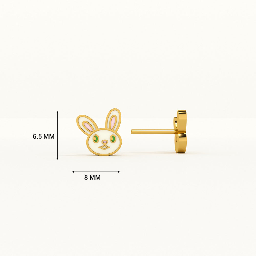 White Rabbit 925 Silver Studs