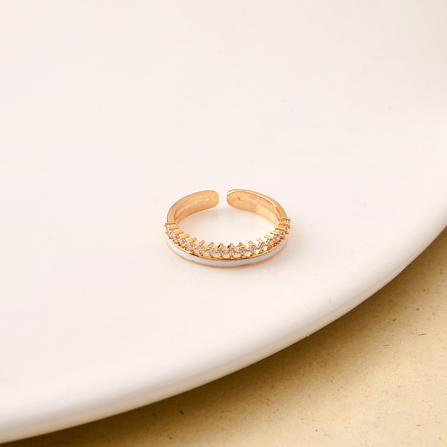 Aurora Blush Gold Ring