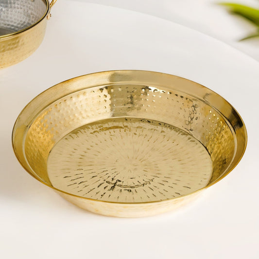 Pure Brass Hammered Parat 36cm