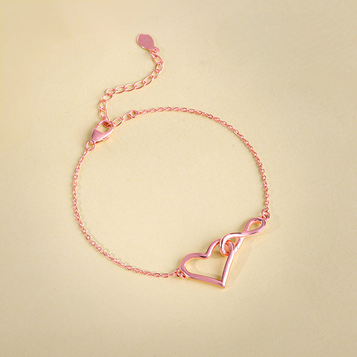 Rose Gold Bold Love Bracelet