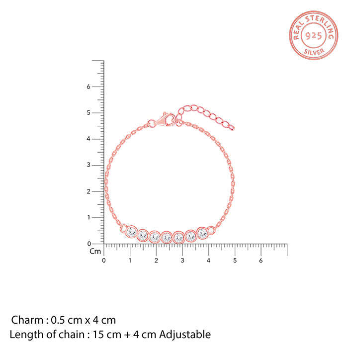 Rose Gold Bubble Bracelet