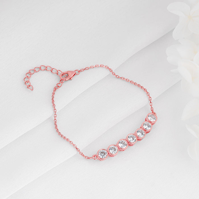 Rose Gold Bubble Bracelet