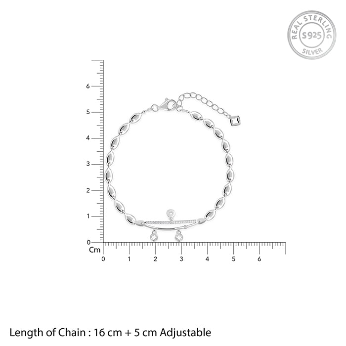 Silver Fabulous Shine Bracelet
