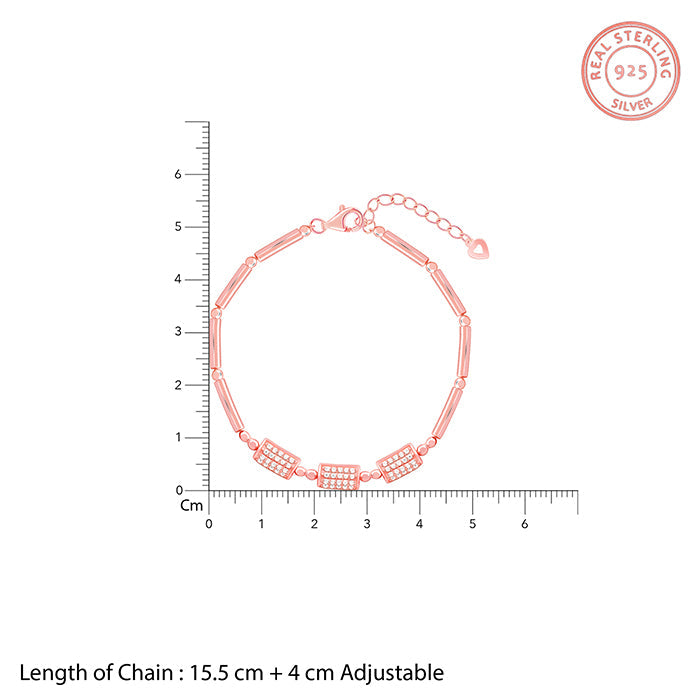 Rose Gold Gridlock Bracelet