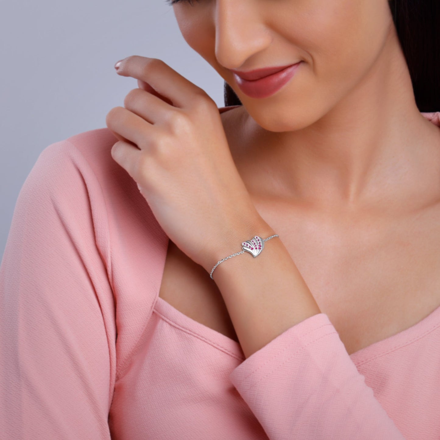 Silver Waveshell Bracelet