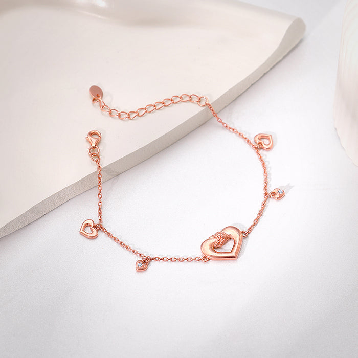Rose Gold Loveknot Bracelet
