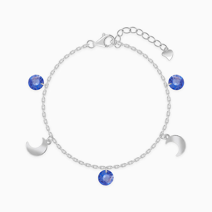 Silver Celestial Bloom Bracelet