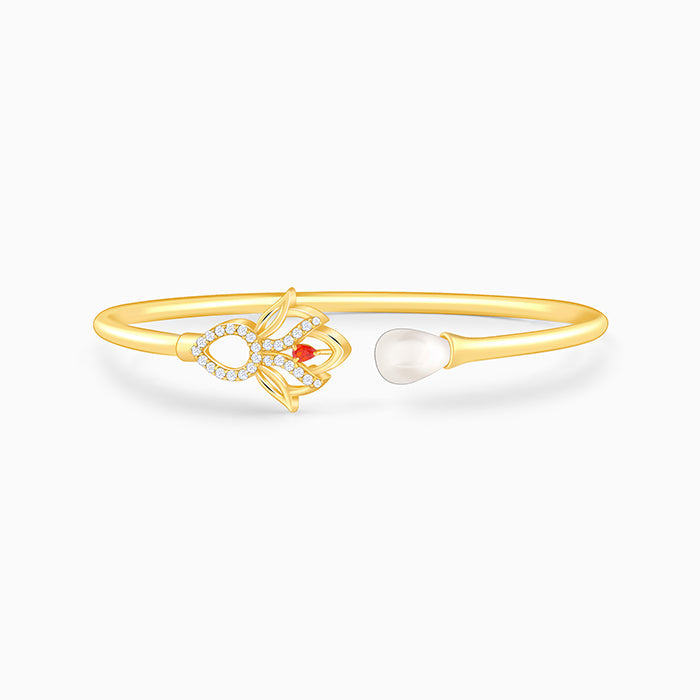 Golden Gauri Cuff Bracelet