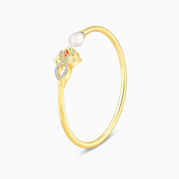 Golden Gauri Cuff Bracelet