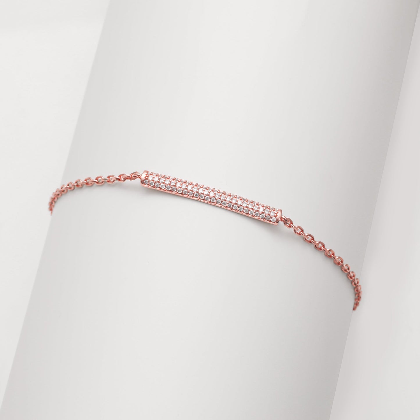 Rose Gold Minimal Grace Bracelet