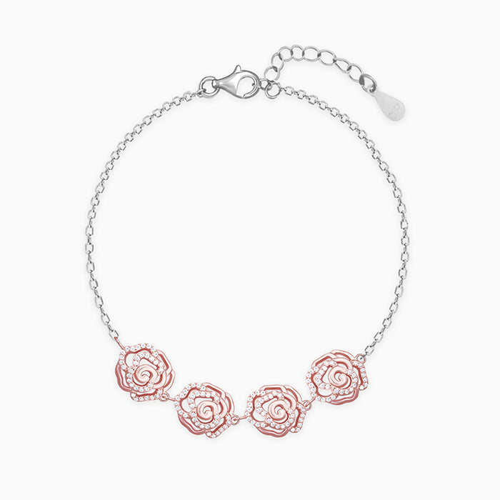 Rose Gold Floral Ecstacy Bracelet