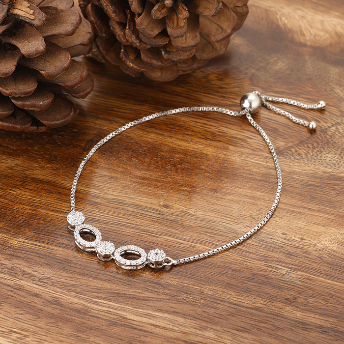 Silver Love Me More Bracelet